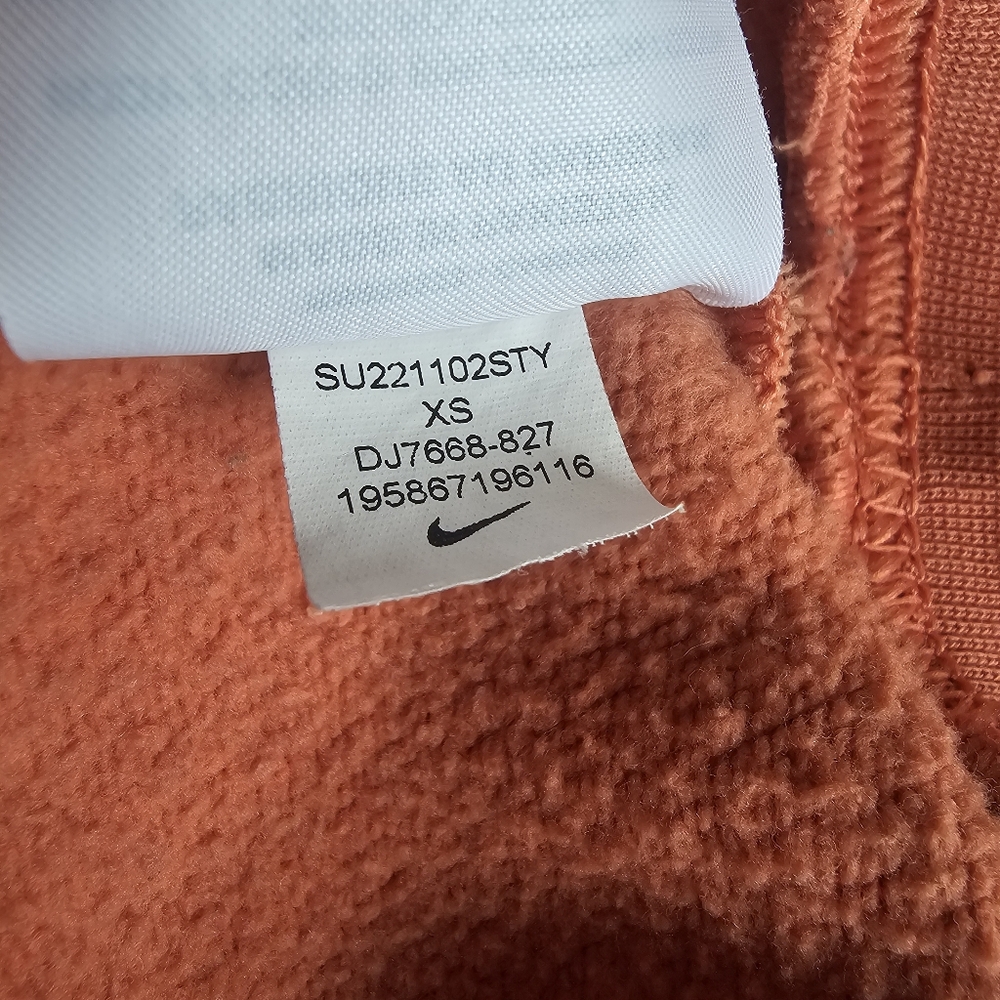Nike Center Swoosh Orange Pullover Hoodie Phoenix XS - Picture 13 of 14